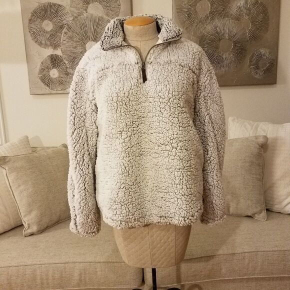 Thread & Supply Wubby Fleece Pullover sz Small - Picture 2 of 8